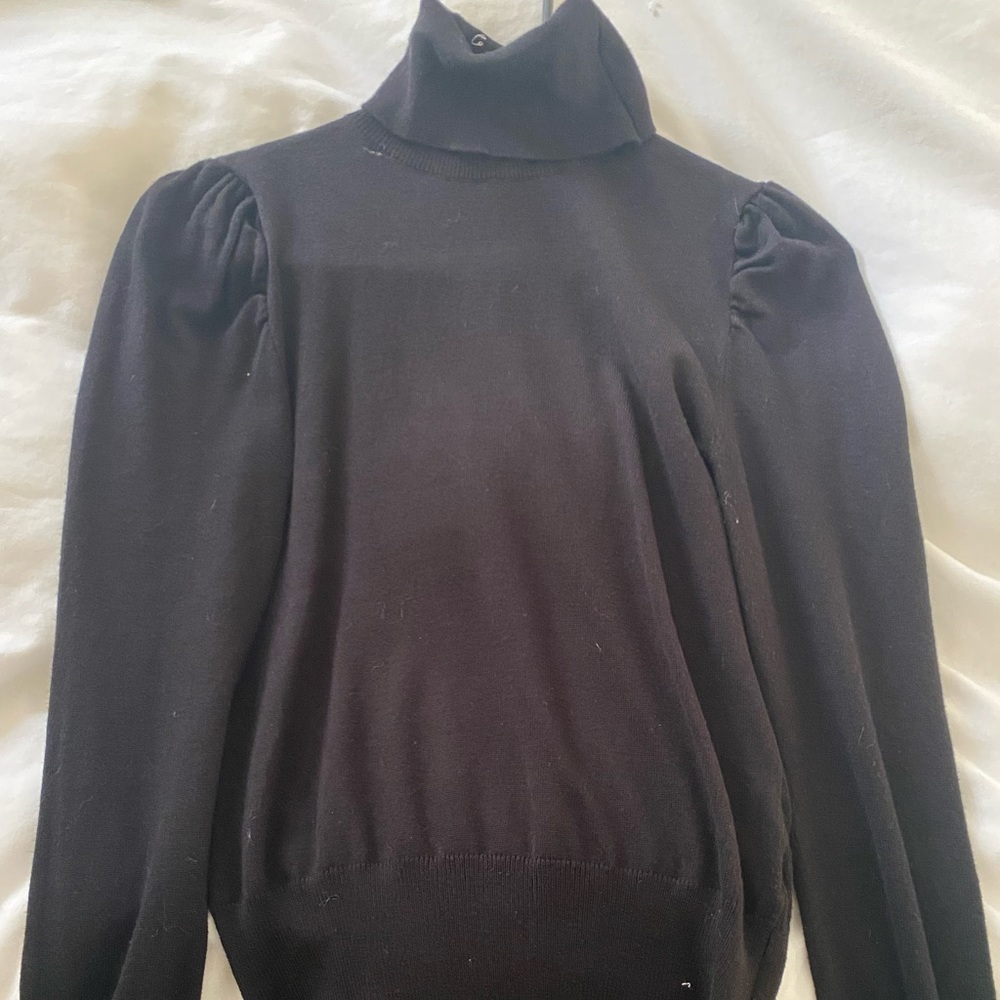 Black turtle neck